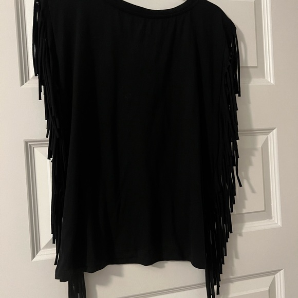 VTG H&M Pink Floyd Fringe Frayed Graphic Tee Shirt distressed concert wear indie - Picture 2 of 3